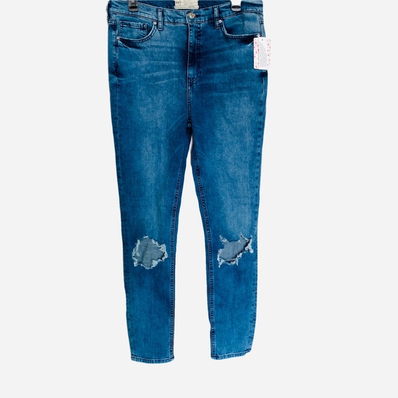 Free People Busted Knee Skinny Jeans - Picture 3 of 4